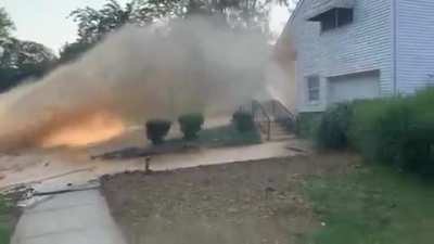 A "Joint Leak" Per The Dept Of Waterworks (Neighbor's House)
