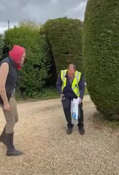 He was ready to drop it and leave.