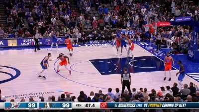 [Highlight] Luguentz Dort says he doesn't believe in magic as he guards Luka Doncic on the final possession in regulation