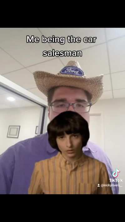 SALESMAN TO DUMB LADY