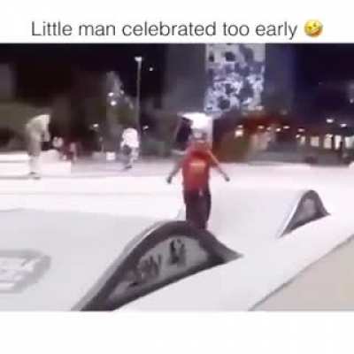 Kid learned a good lesson