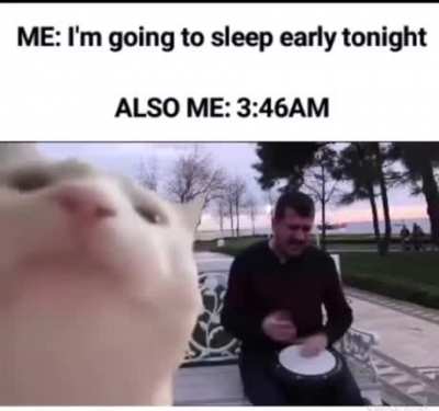 I can’t sleep for my life?