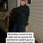 A kid turned 21 and couldn't go out during quarantine, so his parents turned their garage into a nightclub