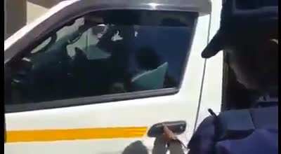 Typical Taxi idiocy in South Africa! Poor kids
