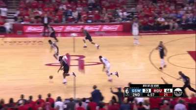 [Highlight] This very James Harden slam was the peak of his career. It was the most the Rockets led in this game 7 against Golden State, and was the closest he ever got to a ring in Houston.