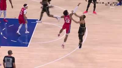 [Highlight] Matisse Thybulle: "It's not secret Curry is going for this record right now, and Joel and I talked today during shoot around and he said we're not letting it happen in our house."