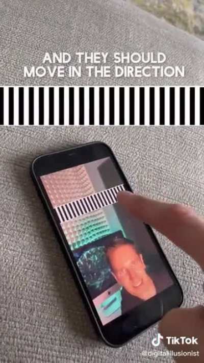 Control the lines by moving your finger