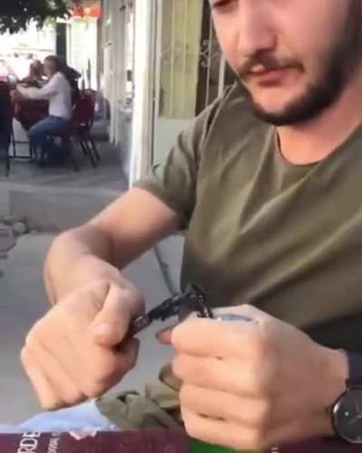 What could go wrong opening a bottle with a smartphone