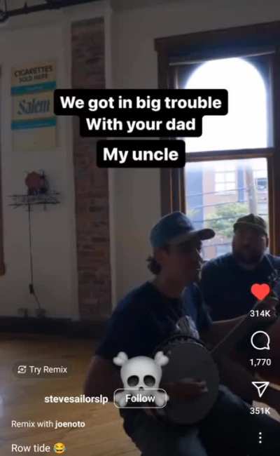 Guy sings about his first love