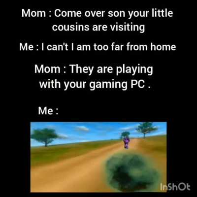 Keep your fookin' hands away from my PC .