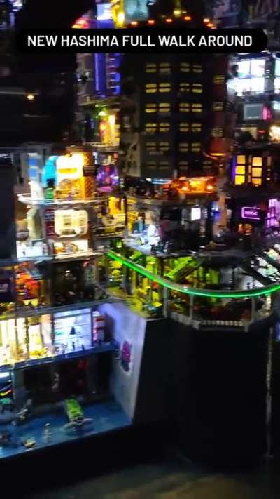 This Lego Cyberpunk city called New Hashima is incredible!