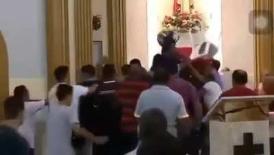 They rushed that boy