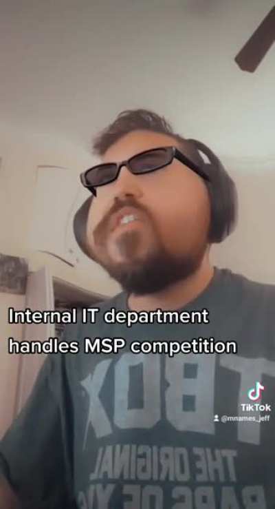When the IT department is threatened