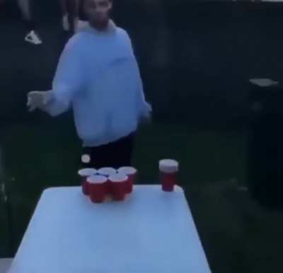 Beer pong: the next level