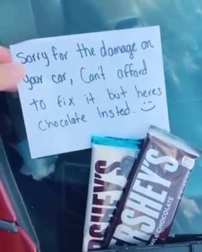 What a nice gesture!