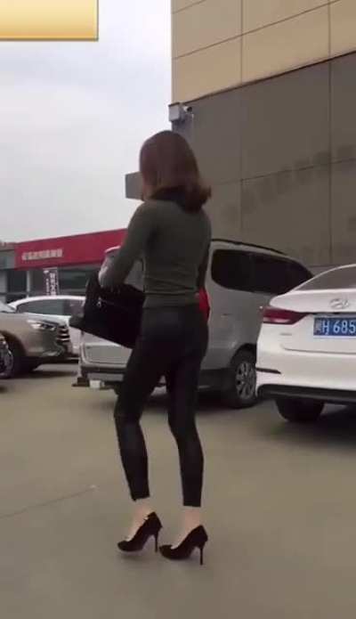 Would you like her to drop you off on her new BMW?