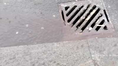 To drain the storm