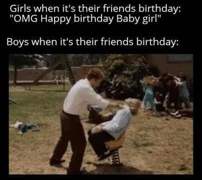 Rule number 1: Don't remind anybody it's your birthday