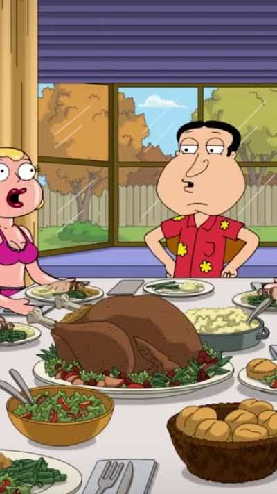 Thanksgiving with Quagmire!