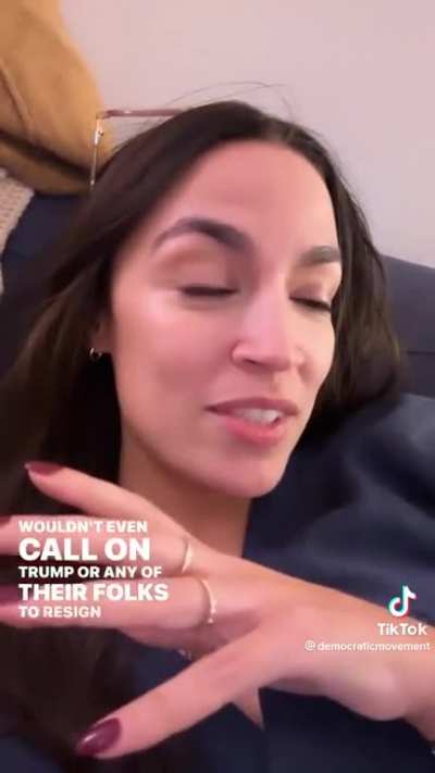 AOC wants Santos to wrap it up