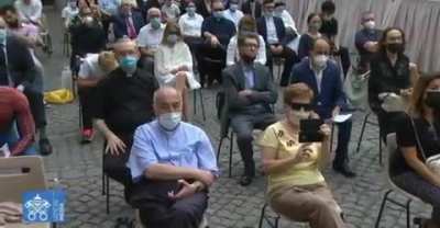 A special guest for the Pope’s audience in Vatican City