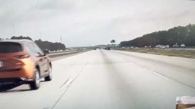 WCGW Doing Her Make Up, Then Speeding Up to The Speed Limit as I Pass