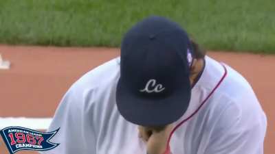 First pitch at Fenway Park