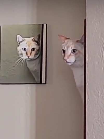 HMC while I pose for a painting