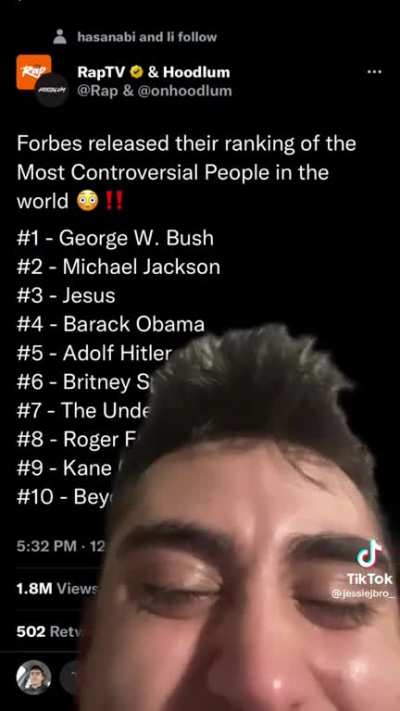 reading a questionable controversial opinions list