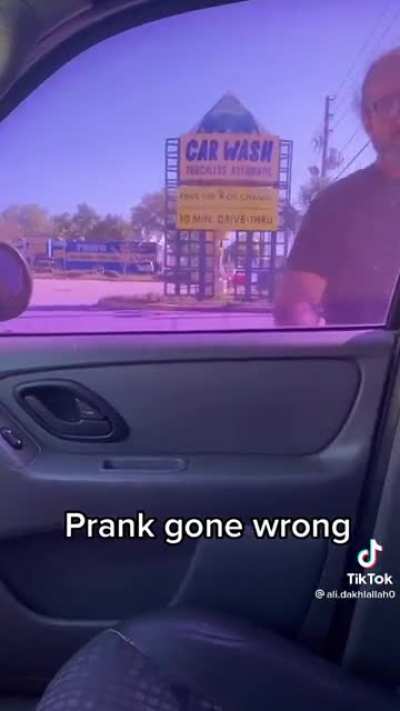 He was soaked!