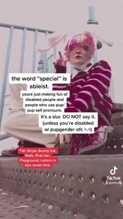 Ah yes, ableism.