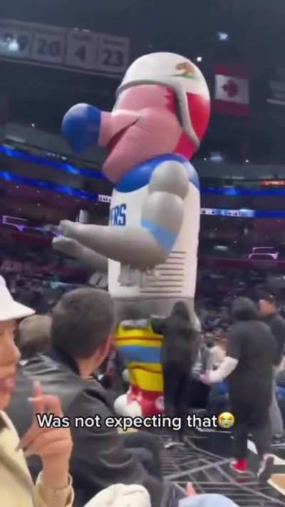 Basketball game surprise