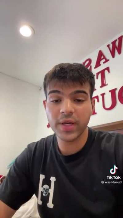 This dude calling some copy cat out for stealing content and being unoriginal, lame, corny, not funny and weird. When all he does is throwing is big chunks of food on a table with an indin accent (which he also critizices)