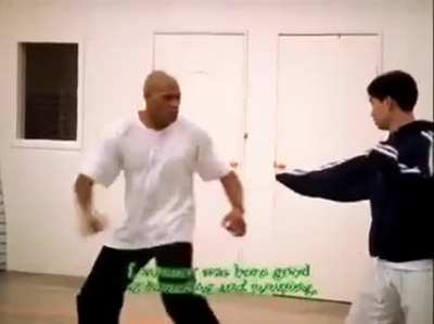 Keanu Reeves &amp; Laurence Fishburne putting in the sweat for the fight scenes in The Matrix,1999