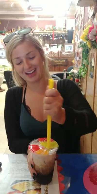 I'll just impale this plastic cup, wcgw