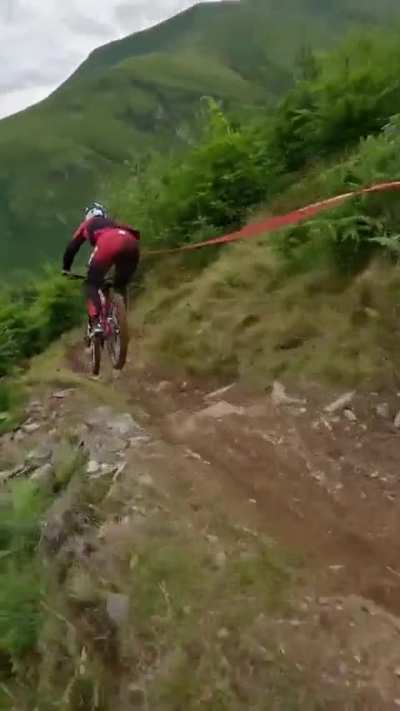 Hardest downhill track and insane drone piloting