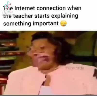 Has this ever happened to you in online class