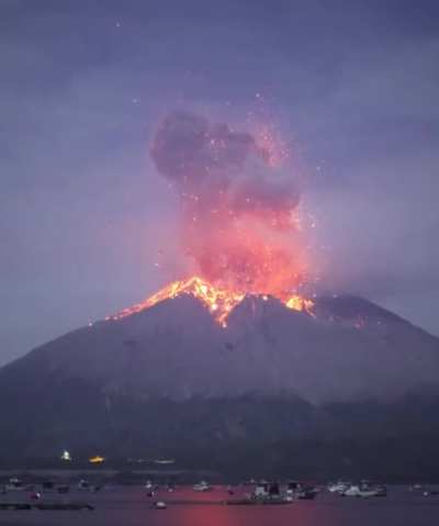? Eruption of Sakurajima ?