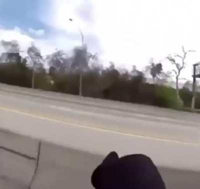 To hit and run