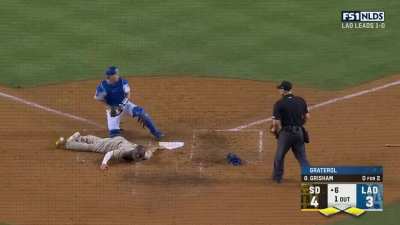 [Highlight] [Highlight] Wil Myers goes for the squeeze bunt, Brusdar Graterol says "no"