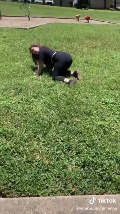 Bringing your fetish to a public park as well?