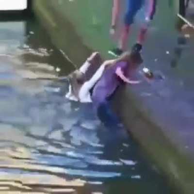 She pulled an "Excuse me Sir. Did I ask for your help?"
