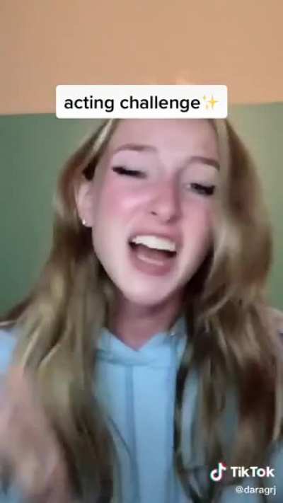 "acting" challenge