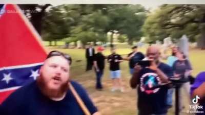 Ignorant southerners and their racist flag