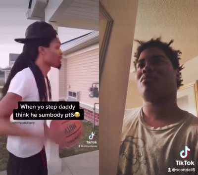 When your setpdad think he somebody
