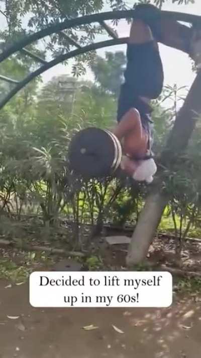 Never give up living!