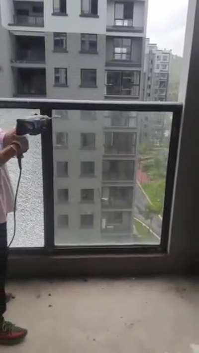 DIY window frosting