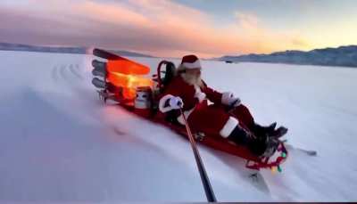 Now this is called using your 70% of your brain , a jet bicycle??