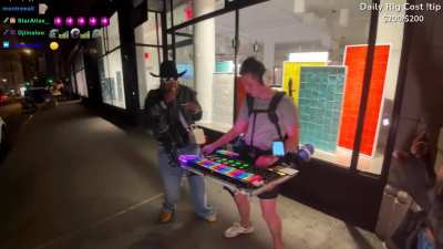 Freestyle Streamer walks into Grammy Winning Singer/Songwriter on the Streets ?