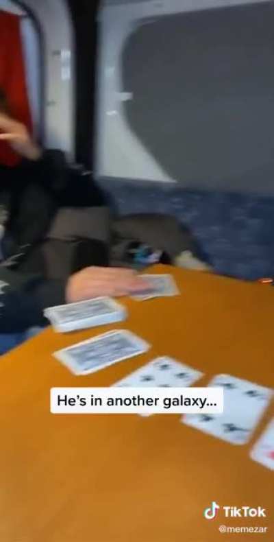 You can say that his card count was... high.